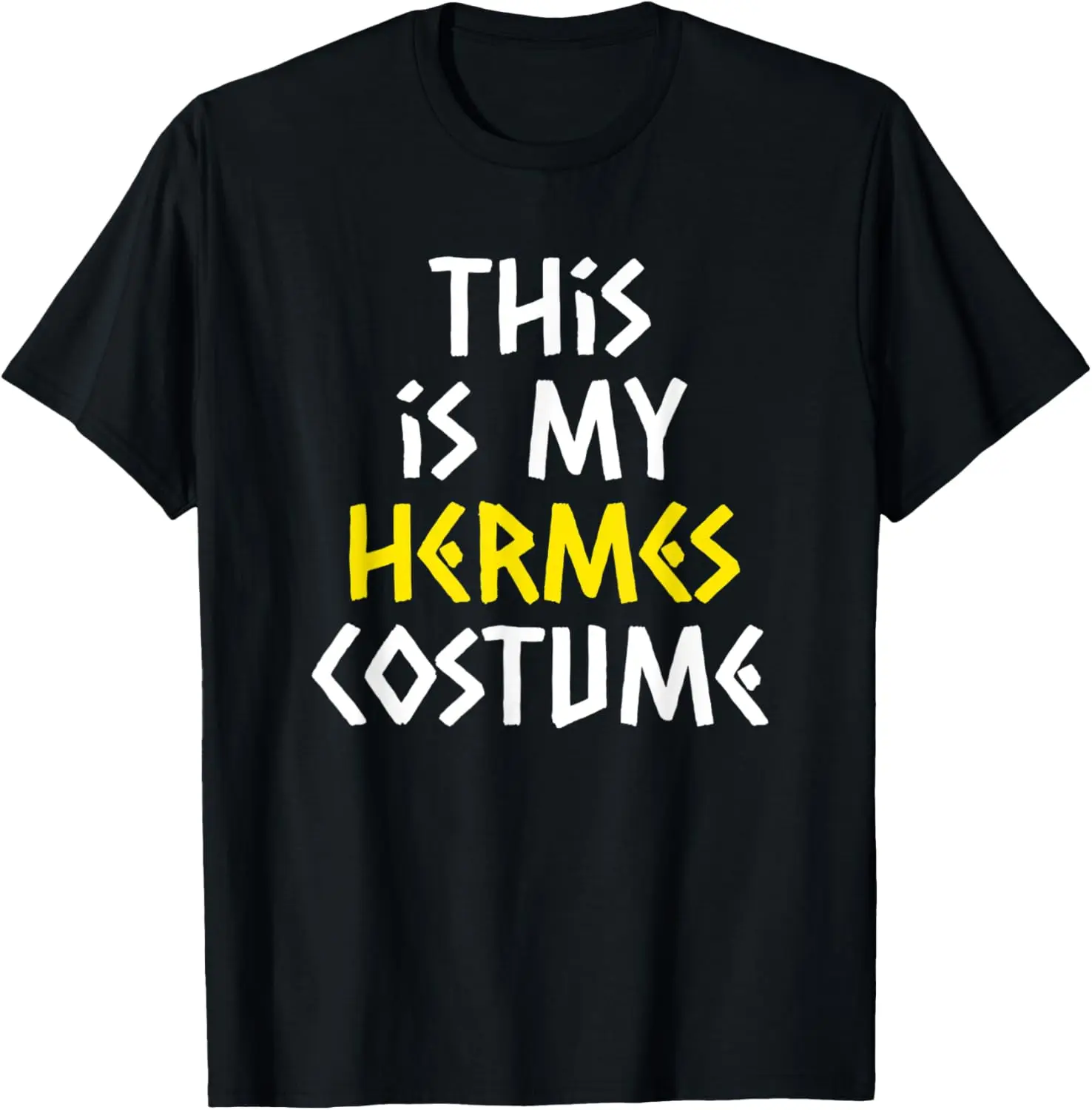 Dies ist mein Hermes Halloween Kostüm faul griechische Mythologie T-Shirt