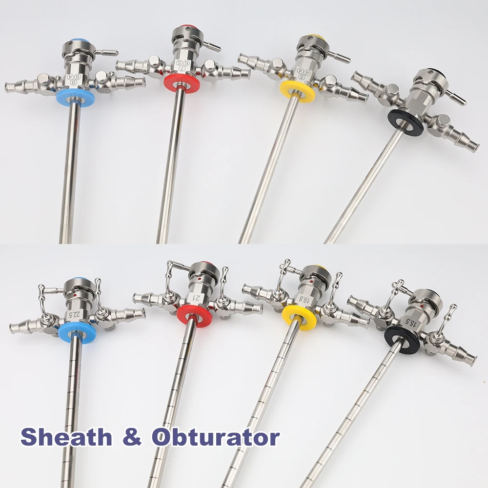 Urology Cystoscopy Sheath and Obturator, Cystoscope Outer Sheath & Obturator for 4mmx402mm Cystoscope