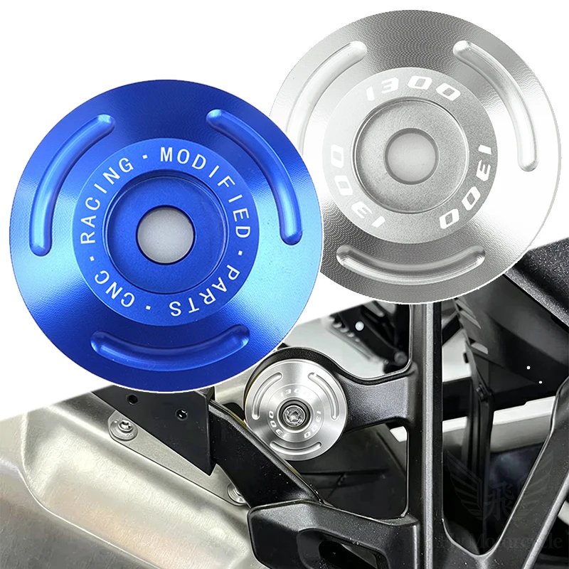 For BMW R1300GS R1300RT R 1300 GS RT R1300 Adventure Motorcycle Accessories CNC aluminum Exhaust Support Screw Cover Cap Guard R