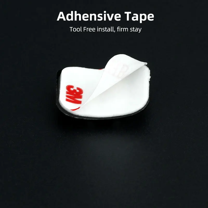 Cable Snap Clip C-shaped Buckle for Bicycle Derailleur Brake Line Entry Fixing Optional Alloy Base W/ Sticker Tool Free Install