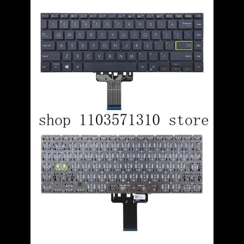US laptop keyboard with backlit FOR ASUS redolbook 14S S433 X421 S4600 V4050F E410M M4600I k14F ADOL14EA ADOL14EA113 ADOL14EQ