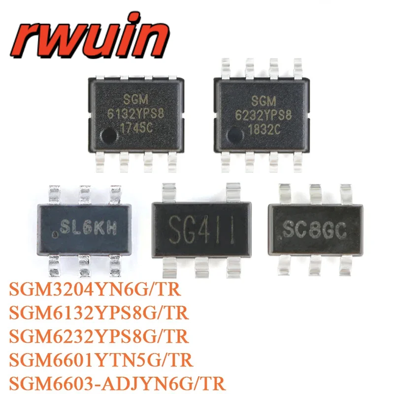20pcs/5pcs SGM3204YN6G/TR SL6KH SGM3204 SOT-23-6 SL6 Charge Pump DC/DC Converter Chip IC SGM6132YPS8G SGM6232YPS8G SGM6603-ADJ