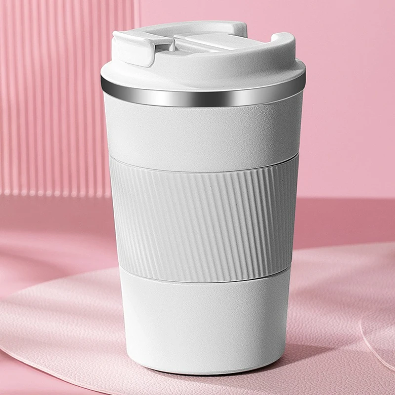 

Double-Layer Stainless Steel Coffee Cup Vacuum Insulated Colored Spray Coated Creative Travel Cola Cup
