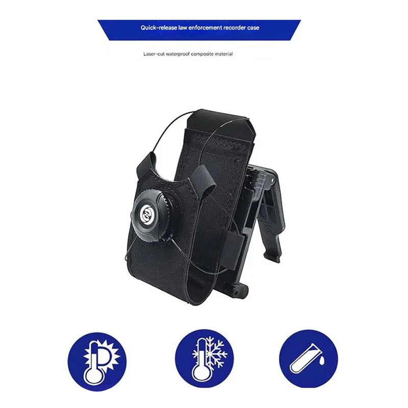 AA60-Recorder Fall Feste Set Mit Universal Zurück Panel Clip Für Taille Gürtel Schnelle Reverse Anti Shake Recorder Fall Abdeckung