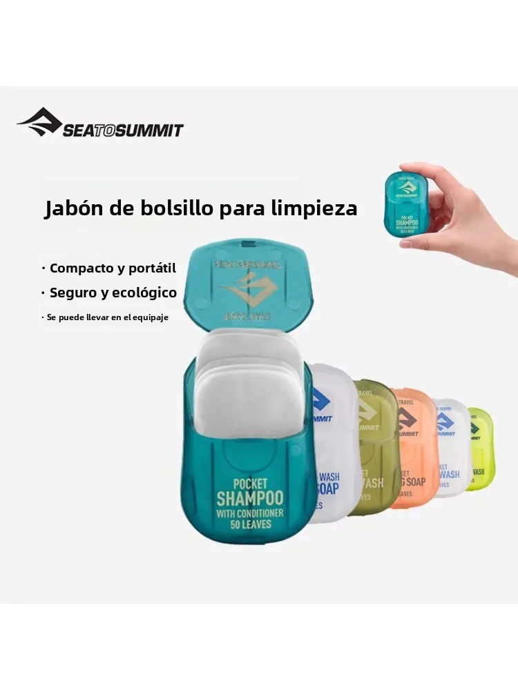 Jabón portátil para viajes al aire libre, tabletas de jabón para lavarse las manos, caja de jabón desechable, equipo de campi...