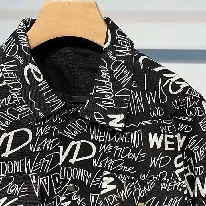 Trendy Men's Society Handsome Hong Kong Style Long-sleeved Shirts Handsome Trendy Brand Sleeve Floral Shirts