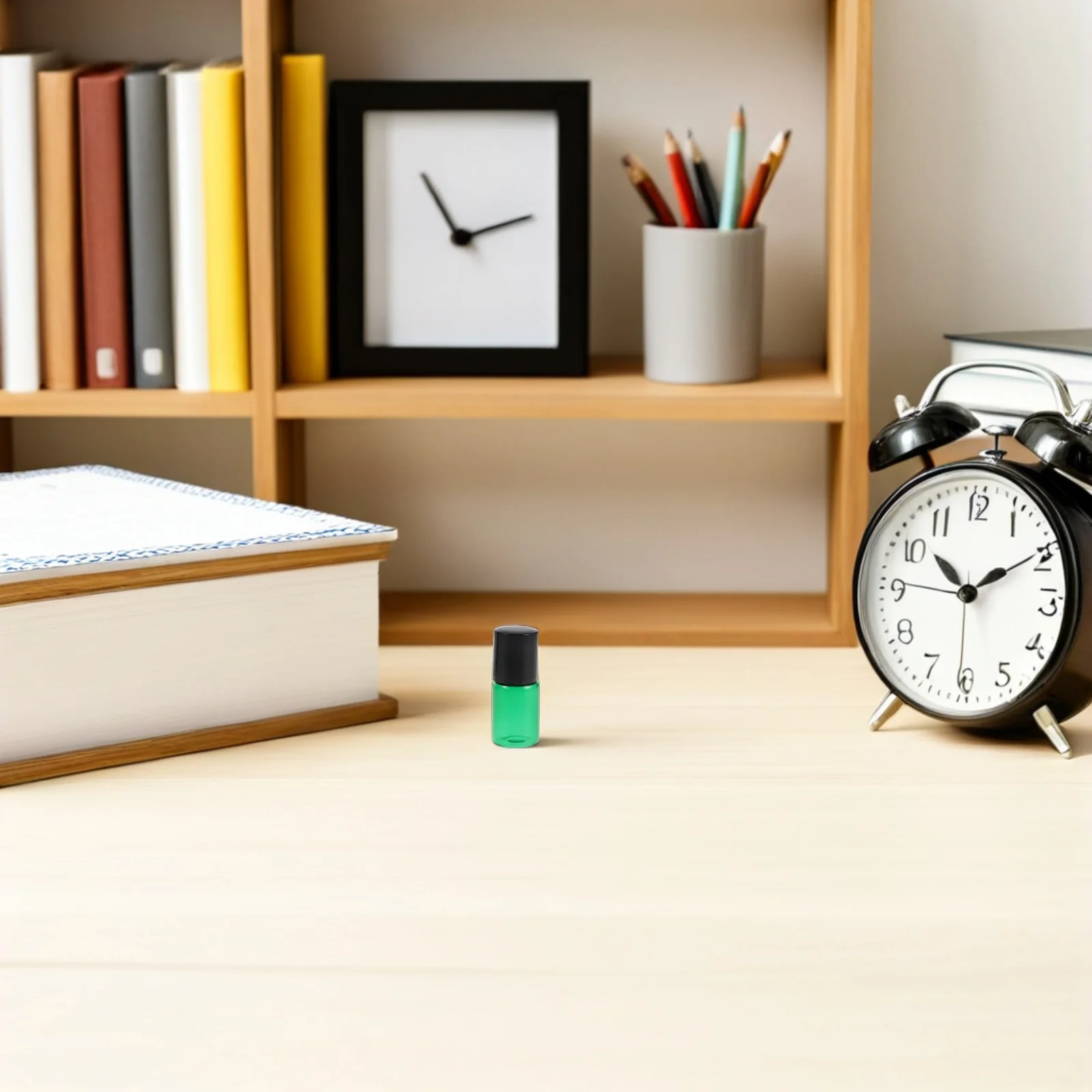 15Pcs Empty Glass Roll-on Bottles 2ml for Essential Oils Fragrance Skincare Portable Travel Size Reusable Leakproof Containers