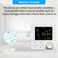 A10R Tuya Wifi Thermostat Electric Floor Heating Water/Gas Boiler Smart Thermostat Temperature Controller 220V Google Home(C) Du