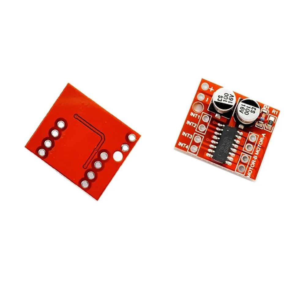 MX1508 DC 모터 드라이버 모듈, 양방향 PWM 속도, 듀얼 H-브리지 스텝퍼 모터 드라이버, L298N, DC 2V-10V, 1.5A