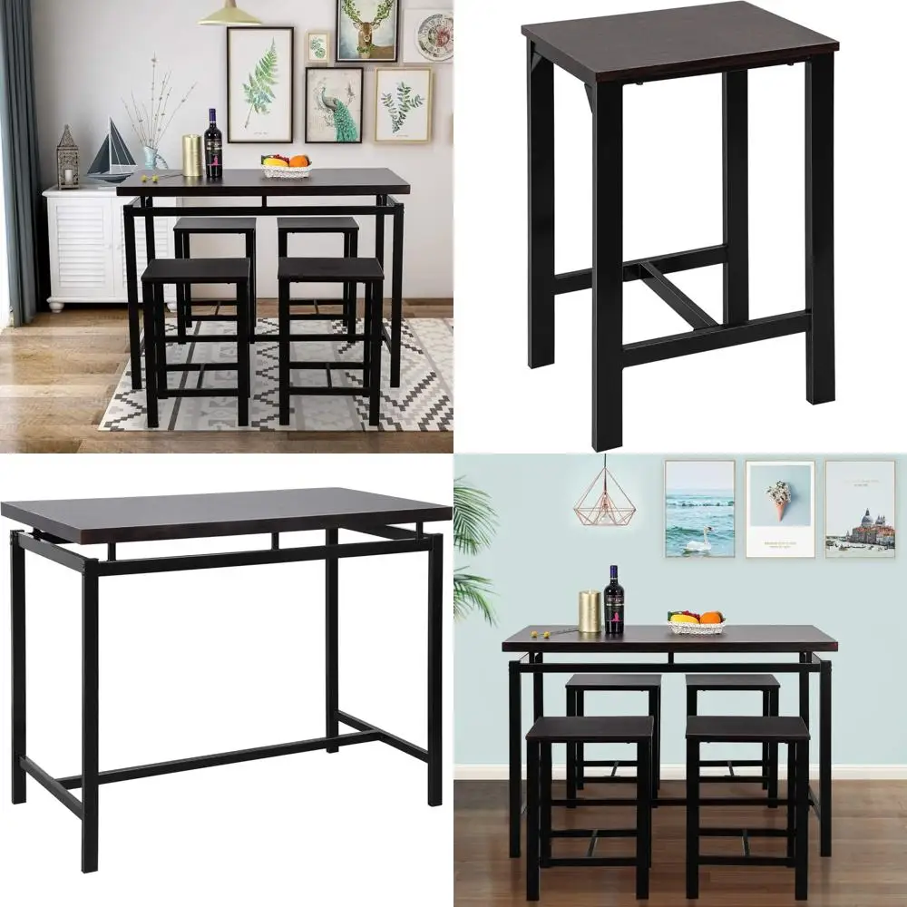 طقم طعام مكون من 5 قطع، طاولة عالية للبار، المطبخ، زاوية الإفطار، غرفة الطعام، غرفة المعيشة تجمعات غير رسمية
