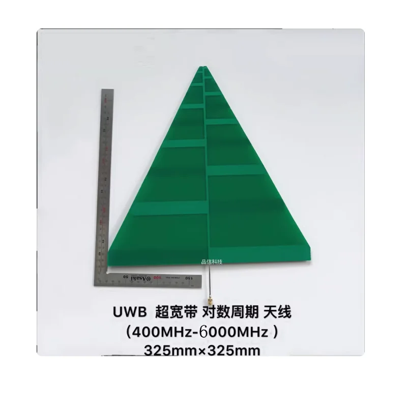 

UWB Ultra Wideband Logarithmic Periodic Antenna 400MHz-6000MHz