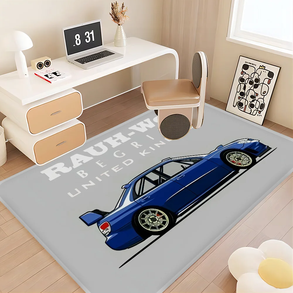 Tokyo JDM Drift Sports Car Floor Mat Bath Mat Nordic Style Home Doormat Bathroom-Toilet Mats Bedroom Welcome Doormat