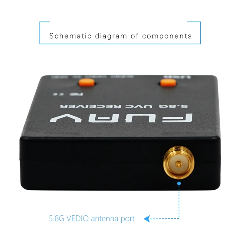 BFYL-Skydroid UVC Мини-приемник FPV с одним управлением OTG 5,8G 150-канальный видеопередача Downlink Audio для телефона Android