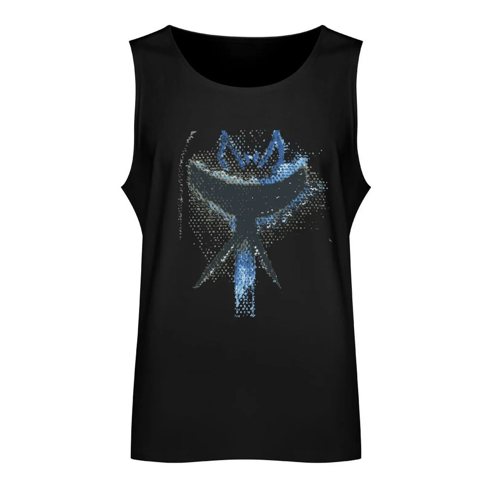 Burnt Rex Tank Top mens clothing Man sleeveless shirt summer clothes men 2024