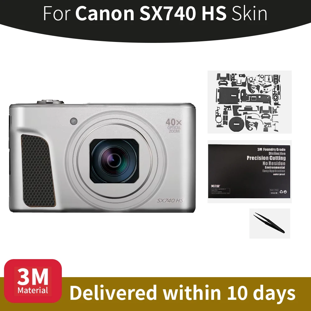 For Canon SX740 HS Skin,Canon sx740hs Camera Sticker,Scratch-resistant protective film, full coverage protection