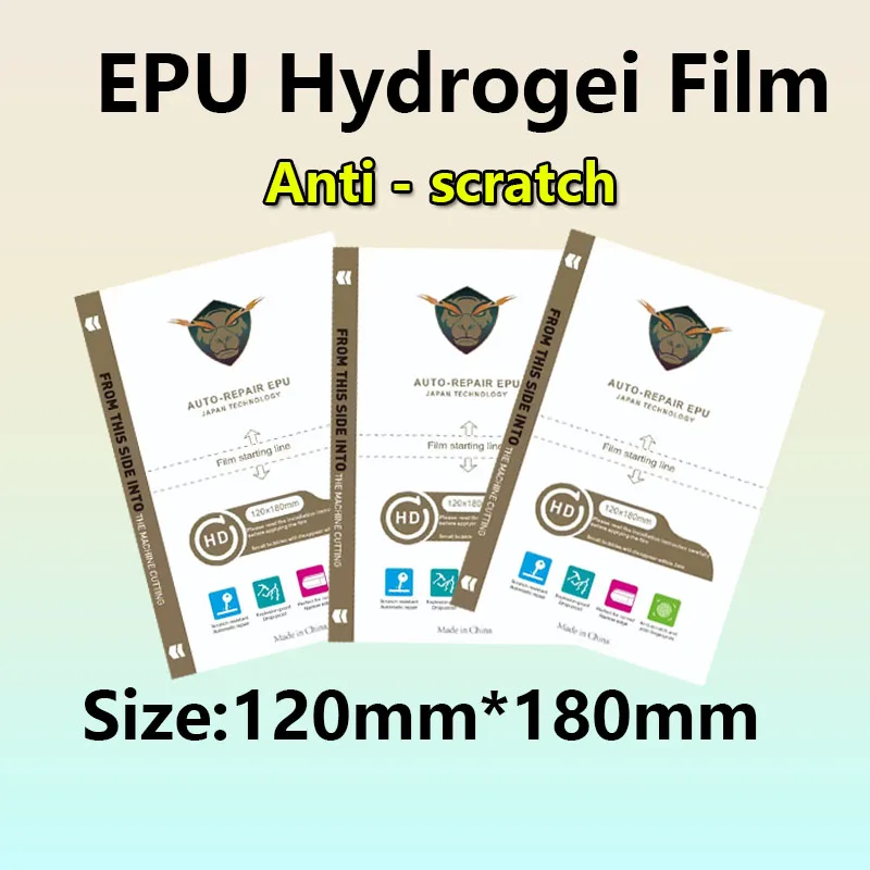 

5/50/100PCS Anti-Scratch Protection Flexible Hydrogel Film For Mobile Phone EPU Screen Protective Film For Cutting Machine