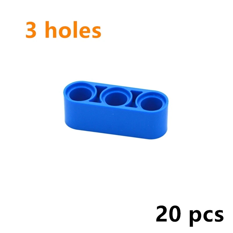 DIY Technical Parts Liftarm Beam Thick Building Blocks Accessories Bulk Arm Holes Beam Mechanical High-Tech Bricks Leduo Kid Toy