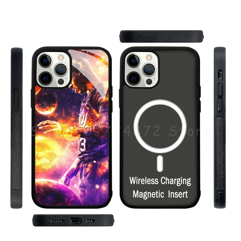 

Chris Paul Phone Case Strong Magnetic For IPhone 15 14 13 Pro Max Alex Mirror For Magsafe Wireless Charging Cover