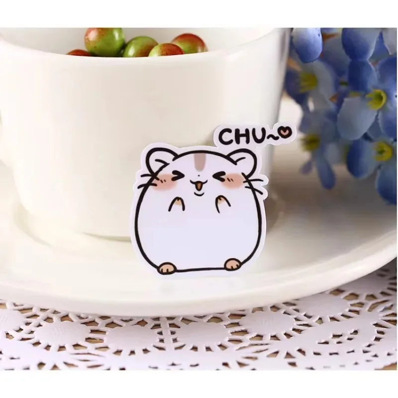 39pcs creativo Kawaii autofatto piccoli adesivi per criceti bellissimi adesivi/adesivi decorativi/album fotografici artigianali fai da te