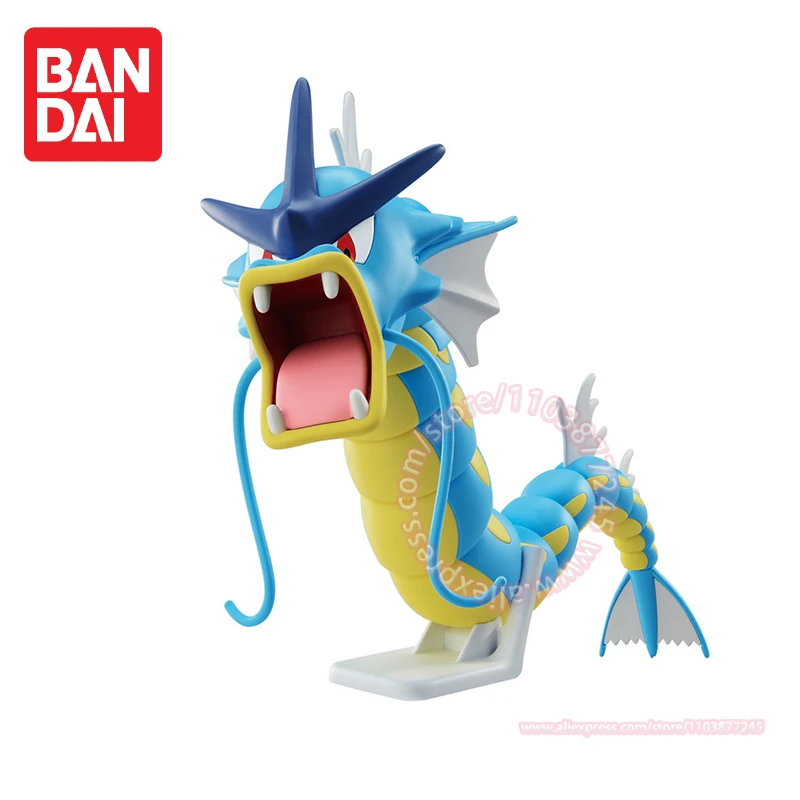 BANDAI Pokemon Gyarados Collection assembled toy hand-made model children's birthday gift tabletop decoration Anime peripheral