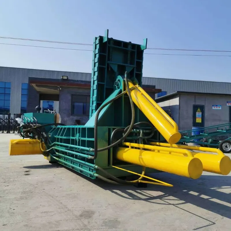 YG Customized Compact Hydraulic Metal Baler For Waste Copper And Brass Scrap 100 Ton Manual Valve Control Metal Baling Machine F