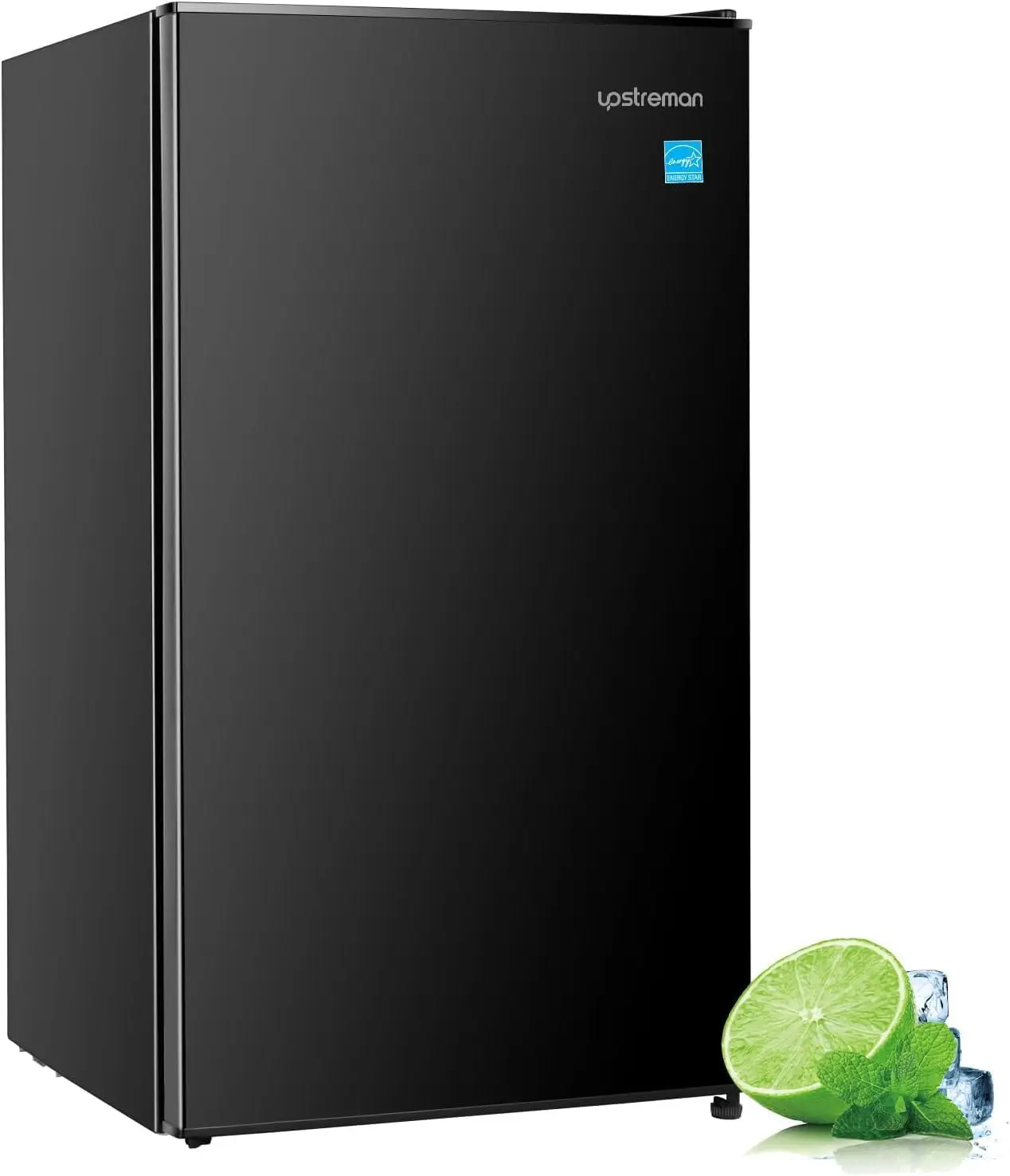 Upstreman 4.5 Cu. Ft Mini Fridge, Single Door Compact Refrigerator, Adjustable Thermostat, Low noise, Energy-efficient