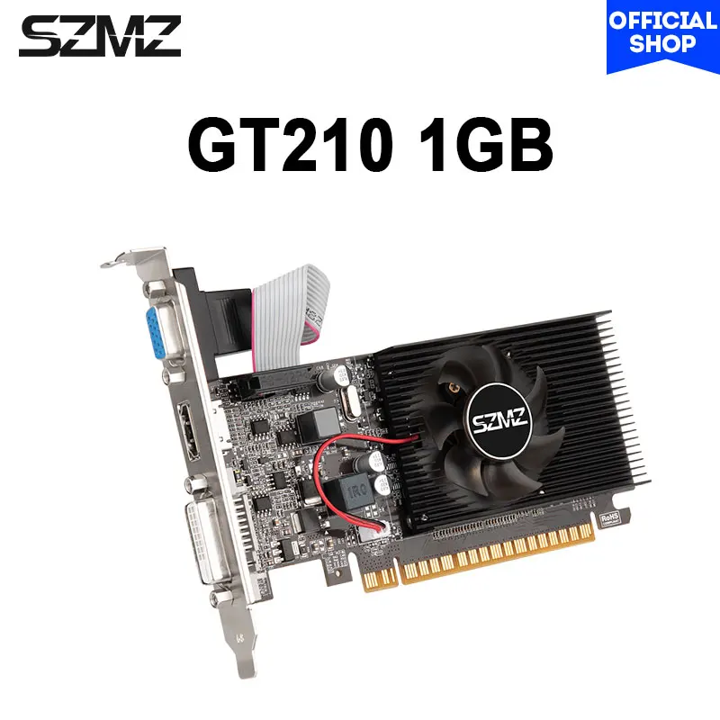 SZMZ GT 210 Video card 1GB graphics cards GT210 1GB graphics card