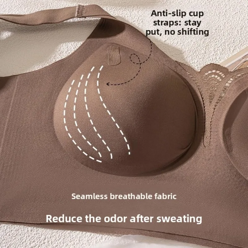 New Bra: Lightweight Spring/Summer Underwear—Reduces Side Boob, Prevents Sagging, Wire-Free, Seamless, Shaping, Fixed-Cup Bra