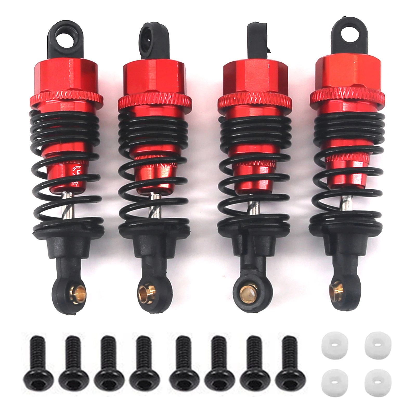 4PCS Alloy Oil Filled Shocks Absorbers for 1/10 Tamiya Tt-01 Tt-02 Chassis