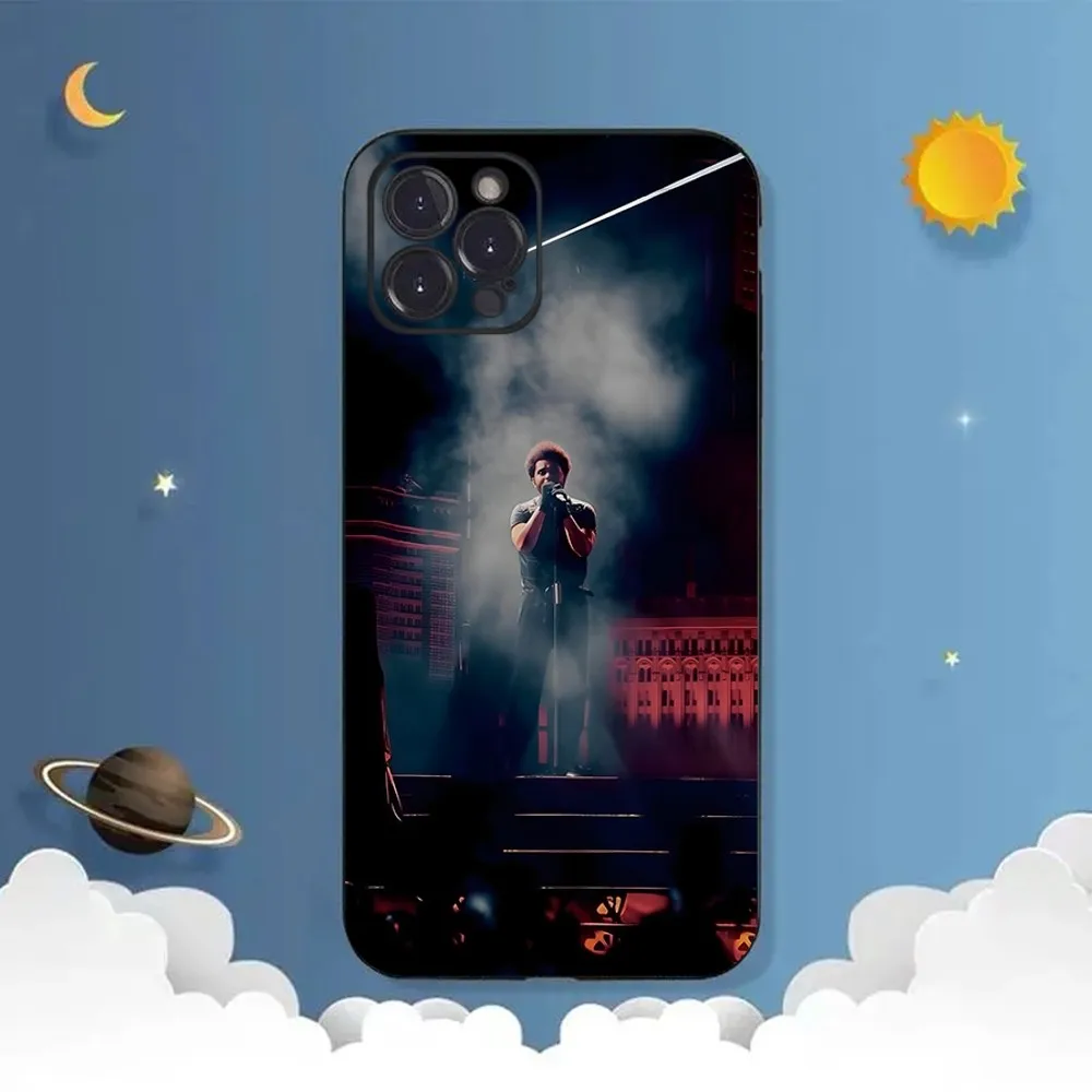 Singer The Weeknd Phone Case For iPhone 15,14,13,12,11 Plus,Pro,Max,XR,XS,X,7,8 Plus,SE,Mini Silicone Soft Cover