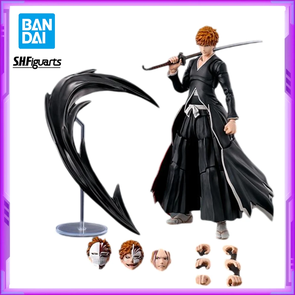 Оригинальный BANDAI SHF BLEACH Kurosaki Ichigo, ПВХ аниме-фигурки, экшн-фигурка, модель игрушки, подарок
