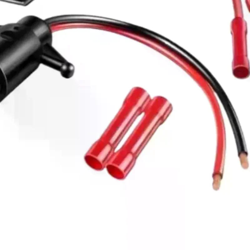 Drag Motor Plug 12V-24V 8/10 Gauge 2 Wire Trolling Motor Universal Boat Motor Quick Connection Socket