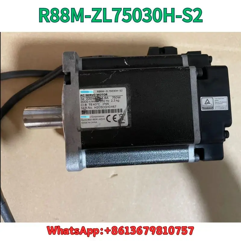 

second-hand R88M-ZL75030H-S2 servo motor 750w test OK Fast Shipping