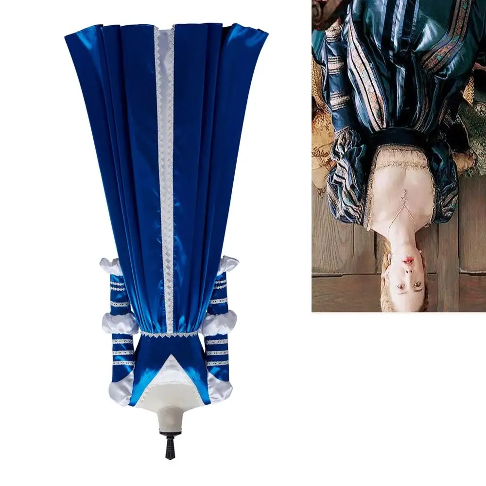 

Movie Lucrezia Borgia Cosplay Costume Vintage Medieval Renaissance Blue Ball Gown Women Masquerade Party Dress
