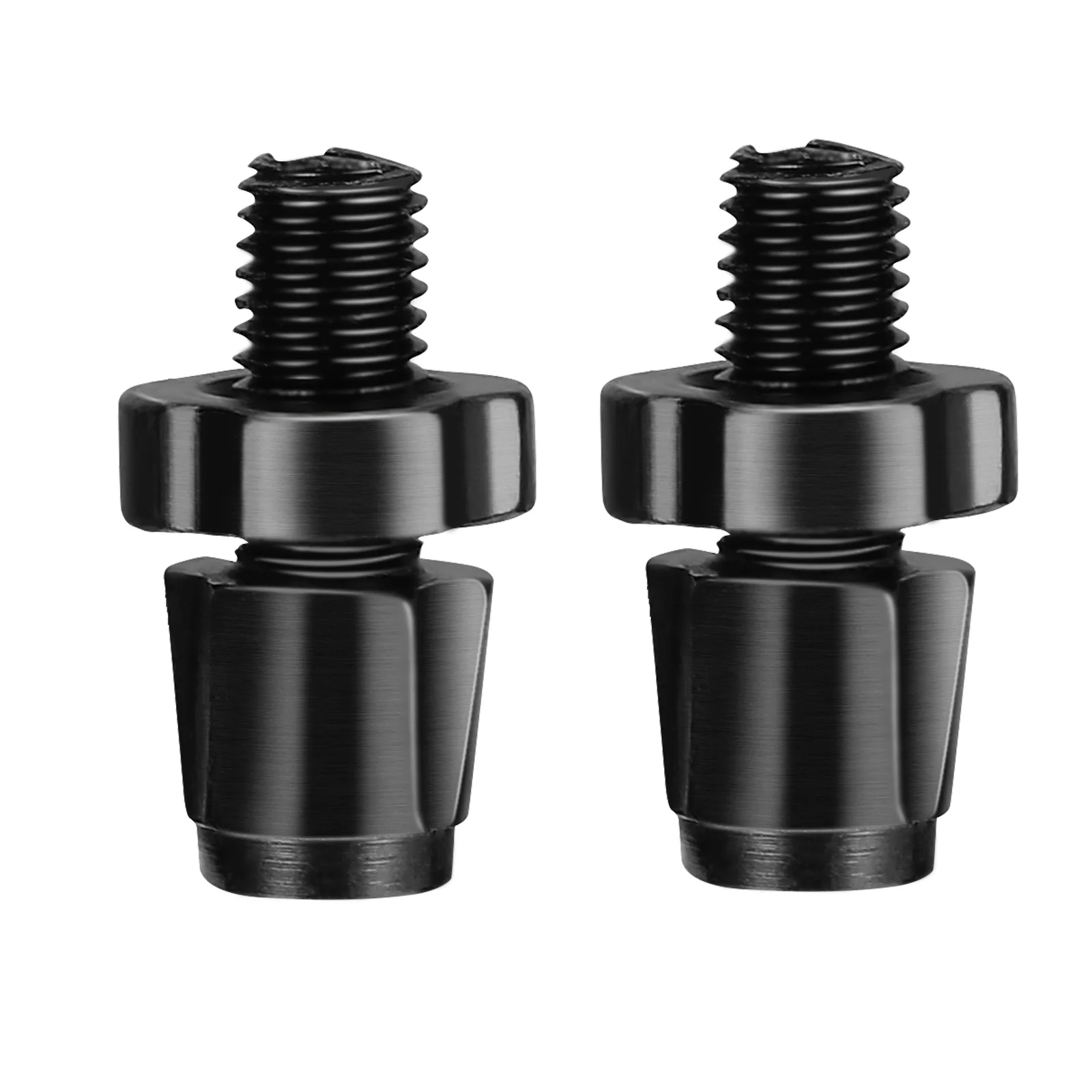 

One Pair M7 Brake Adjustment Screw Aluminum Alloy Mountain Bike Fixed Gear Folding Bike Accessory (Black)