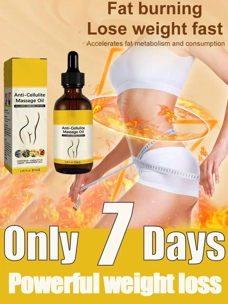 Body massage Oil Fast Fat Burning Belly Natural Plant Firming Body Essential Oil