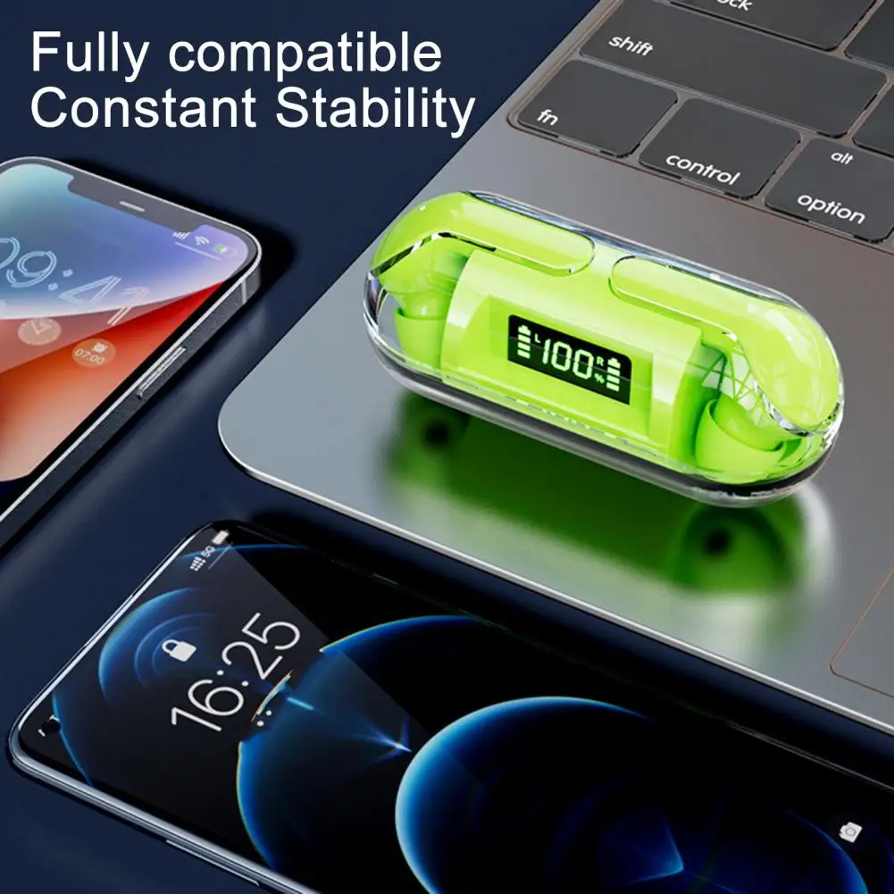 High-quality Wireless Earbuds Sound Stable Connection Wireless Headset with Noise Reduction Mic for Uninterrupted