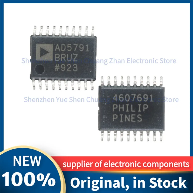 

1-5pcs/lot New Original AD5791BRUZ AD5791BRU TSSOP20 data acquisition converter chip