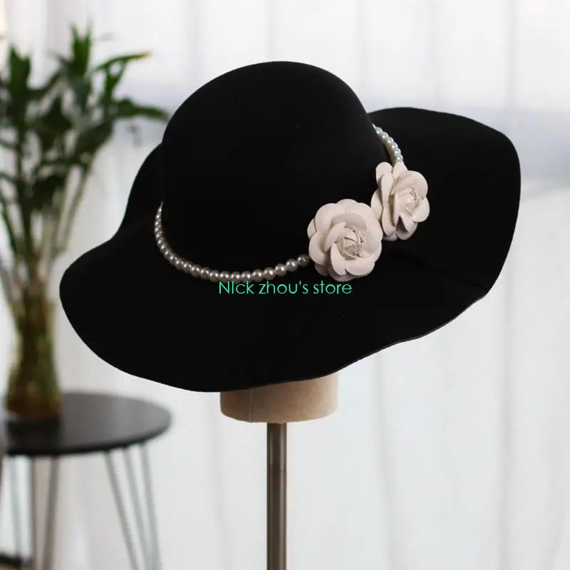 E15E قبعة زفاف على الطراز الفيكتوري رشيقة لإكسسوارات شعر العروس