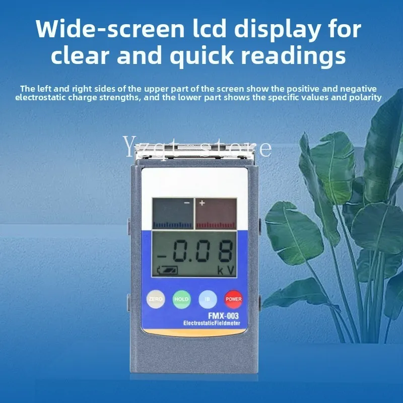 FMX-003 Electrostatic Tester Friction Electrostatic Detection Electrostatic Voltmeter Ion Fan Tester FMX-004