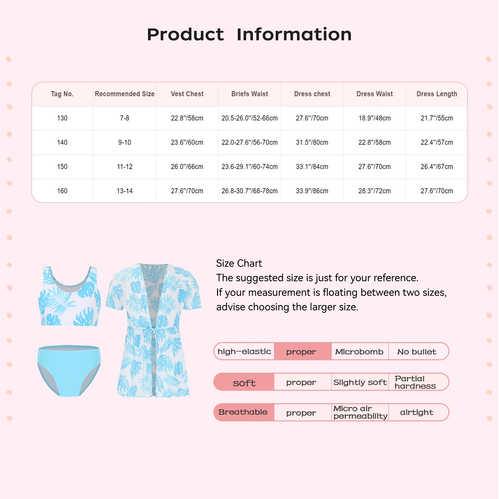 طفل فتاة الاستوائية طباعة ملابس السباحة 3 قطع الصيف الشاطئ ملابس السباحة تانك الأعلى موجز الشيفون التستر مجموعة ملابس السباحة بدلة الحماية من الشمس