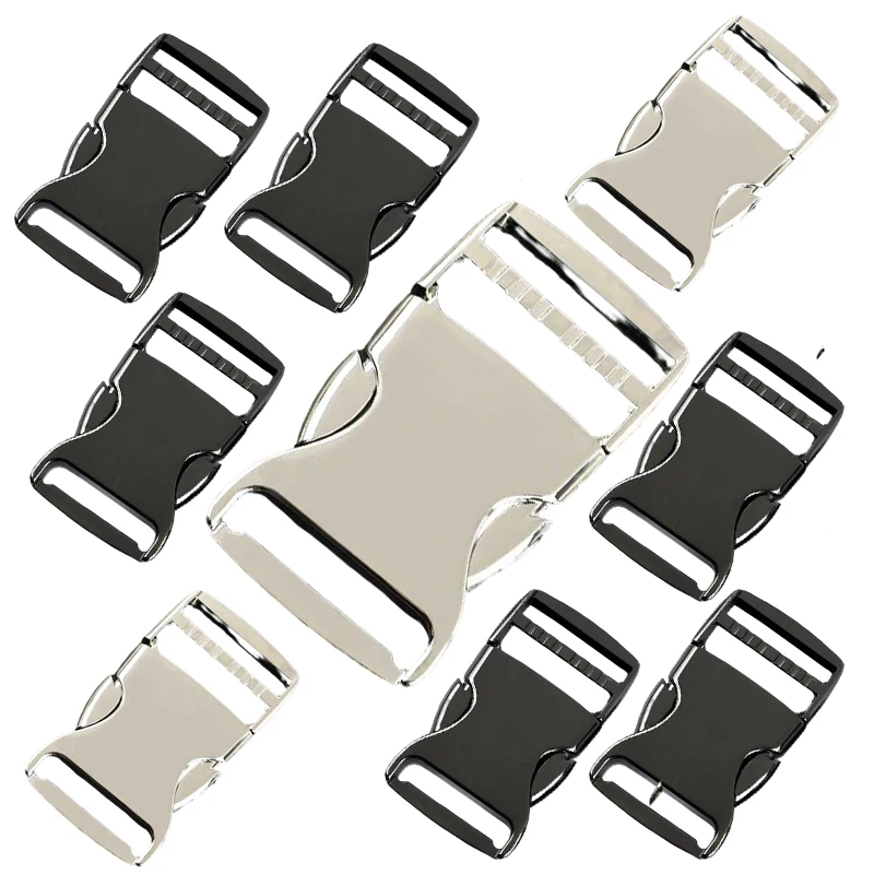 

5/10P 20-38mm Metal Closure Release Buckle Bag Backpack Side Clip Buckles Jacket Safety Quick Adjustable Clasp DIY Accessories