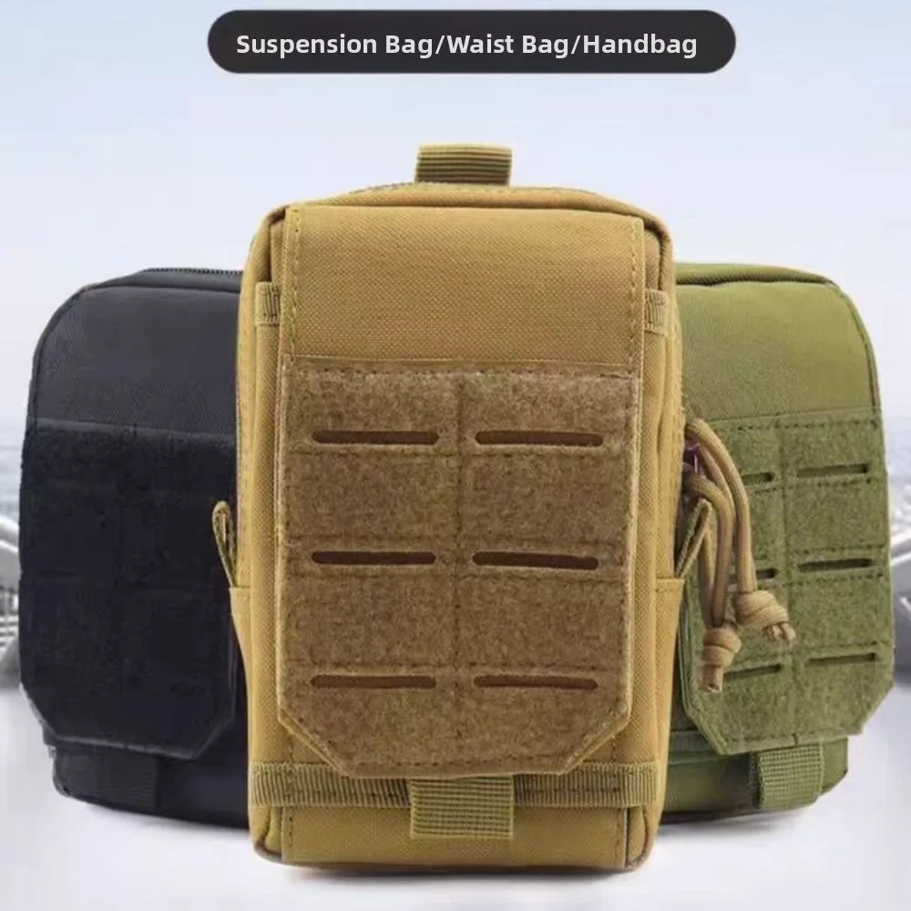 أكسفورد الهاتف المحمول الخصر حقيبة سعة كبيرة الخصر شنقا متعددة الوظائف حزام الحقيبة مقاوم للماء المحمولة كليب على حقيبة السفر