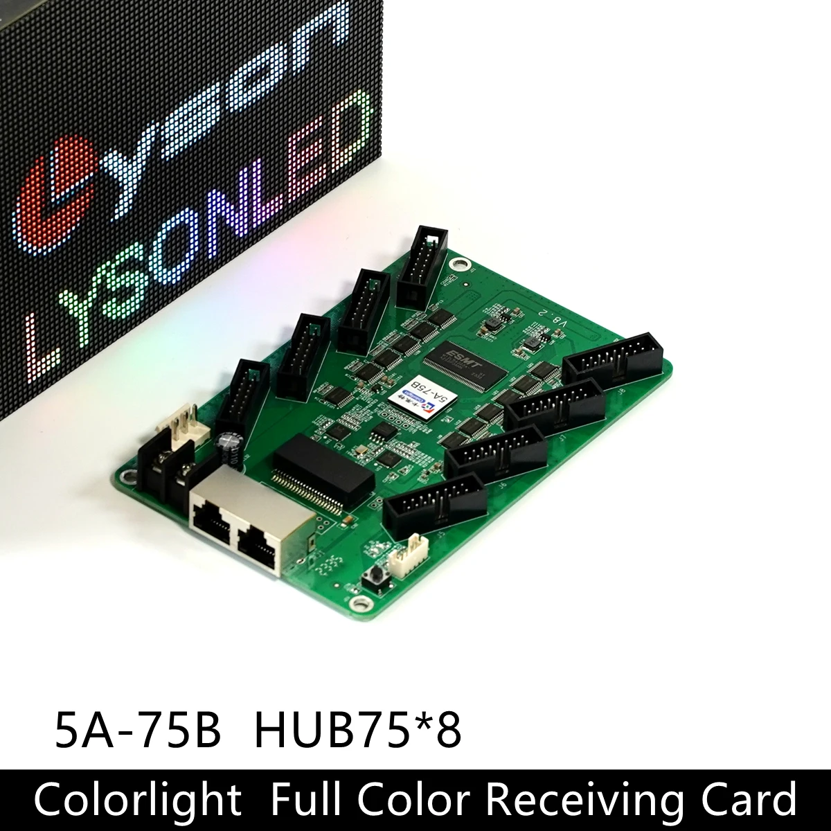 Colorlight 5A-75B Synchronous Receiving Card 8xHub75E Scan 1/32 Full Color LED Video Display Controller