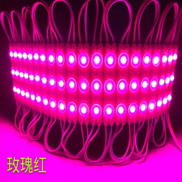 

LED module 12v 3led 1.5w smd2835 led module injection len red/green/blue lightbox Advertising Channel Letter Building