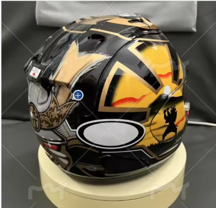 Integralhelm für Motorräder RX7X RX-7X Pedrosa Goldhelm für Motocross-Rennen Motorradhelm Casco De Motocicleta