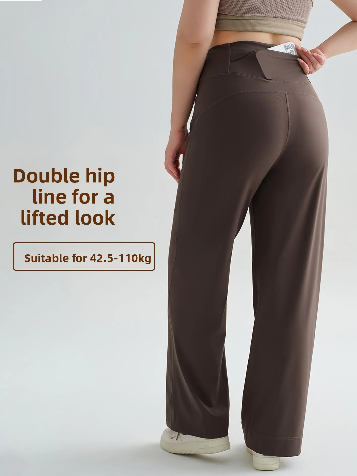 

High Waist ket Straight Leg Pants Women's plus Size Spring New Sport Fitn Loose Yoga Trousers Comfortable Ladies Pants