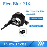 Ebike WuXing 21 with Speed Control Thumb Electric bicycle Throttle Handle Right Hand SM/WP onnector Bicycle accessories