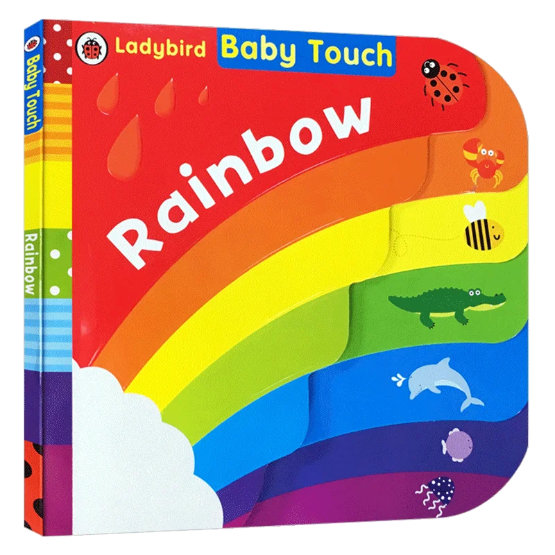 

Baby Touch Rainbow, Baby Children's books aged 1 2 3, English picture book, 9780718193522