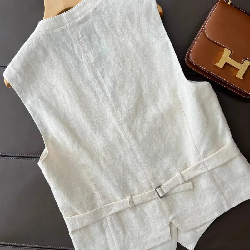 Women's clothing 2026 summer new Korean fashion design sense temperament set vest wide leg pants two-piece set
